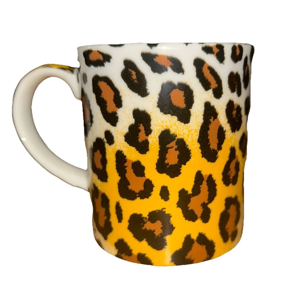 Paul Cardew panthera Pardus Leopard Collectable Coffee‎ Mug Designed in England